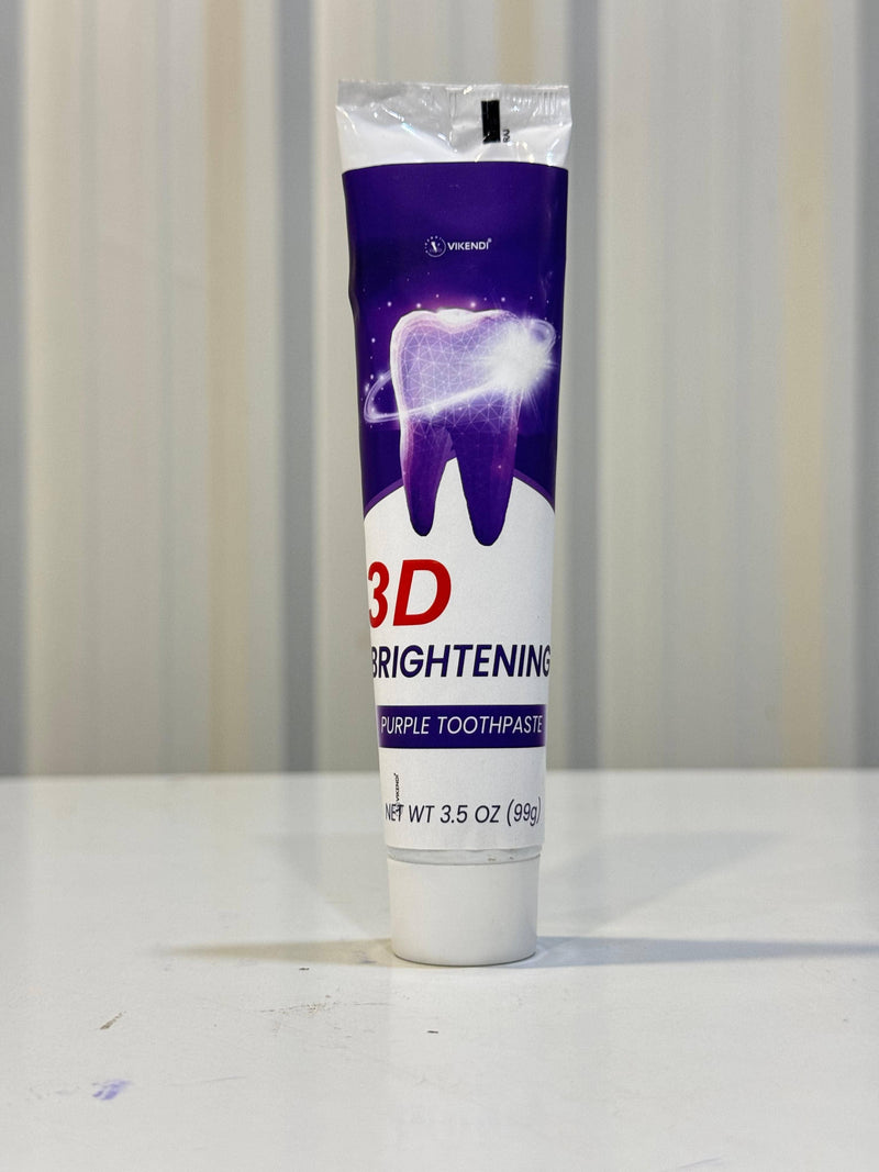 3D Brightening Purple Toothpaste 200g Pack of 2